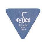 Del Rex Large Triangle Guitar Pick, 1.00mm, 6-Pick Pack