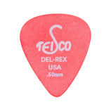Del Rex Standard Guitar Pick, .50mm, 6-Pick Pack